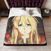 Load image into Gallery viewer, Violet Evergarden Sherpa Blanket