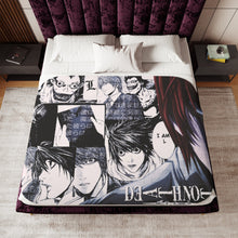 Load image into Gallery viewer, Death Note Light Yagami Sherpa Blanket