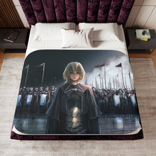 Load image into Gallery viewer, Fate/Apocrypha Ruler Sherpa Blanket