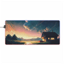 Load image into Gallery viewer, Anime Sunset RGB LED Mouse Pad (Desk Mat)