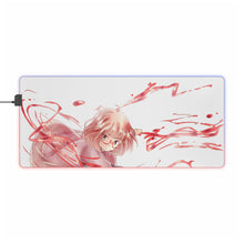 Load image into Gallery viewer, Beyond the Boundary Mirai Kuriyama RGB LED Mouse Pad (Desk Mat)