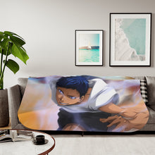 Load image into Gallery viewer, Kuroko's Basketball Daiki Aomine Sherpa Blanket