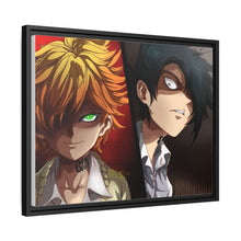 Load image into Gallery viewer, The Promised Neverland Ray, Emma Canvas Framed Art Print