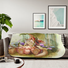 Load image into Gallery viewer, Anime Made In A Sherpa Blanket