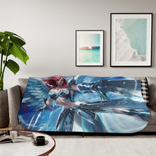 Load image into Gallery viewer, Fairy Tail Erza Scarlet Sherpa Blanket