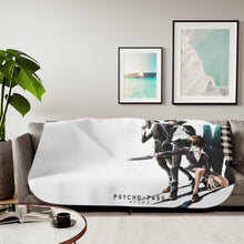 Load image into Gallery viewer, Psycho-Pass Akane Tsunemori, Nobuchika Ginoza Sherpa Blanket