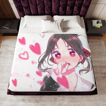 Load image into Gallery viewer, Kaguya Shinomiya Sherpa Blanket