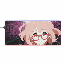 Load image into Gallery viewer, Fondo Mirai Kuriyama RGB LED Mouse Pad (Desk Mat)