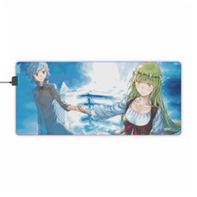 Load image into Gallery viewer, Is It Wrong To Try To Pick Up Girls In A Dungeon? RGB LED Mouse Pad (Desk Mat)
