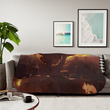 Load image into Gallery viewer, Anime Neon Genesis Evangelion Sherpa Blanket