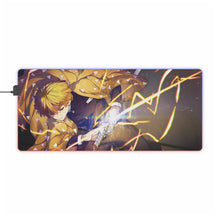 Load image into Gallery viewer, Zenitsu Agatsuma RGB LED Mouse Pad (Desk Mat)