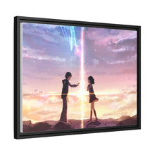 Load image into Gallery viewer, Taki and Mitsuha (Your Name) Canvas Framed Art Print
