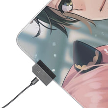 Load image into Gallery viewer, Anya Forger & Damian Desmond RGB LED Mouse Pad (Desk Mat)