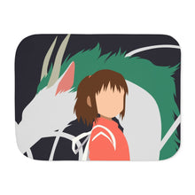 Load image into Gallery viewer, Anime Spirited Away Sherpa Blanket