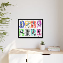 Load image into Gallery viewer, Durarara!! Izaya Orihara, Shizuo Heiwajima, Celty Sturluson, Masaomi Kida, Anri Sonohara Canvas Framed Art Print