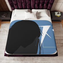 Load image into Gallery viewer, Chiyuki Silhouette Sherpa Blanket