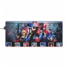Load image into Gallery viewer, Fairy Tail Natsu Dragneel, Erza Scarlet, Gray Fullbuster, Lucy Heartfilia, Happy RGB LED Mouse Pad (Desk Mat)