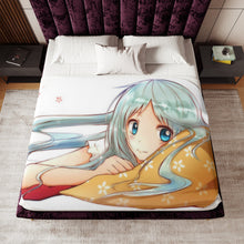 Load image into Gallery viewer, Anohana Sherpa Blanket