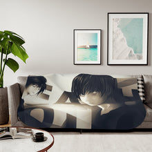 Load image into Gallery viewer, Light Yagami and L (Death Note) Sherpa Blanket