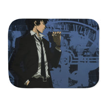 Load image into Gallery viewer, Shinya Kogami Holding a cigarette Sherpa Blanket