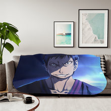 Load image into Gallery viewer, Kuroko's Basketball Daiki Aomine Sherpa Blanket