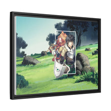 Load image into Gallery viewer, Iwatani & Raphtalia Canvas Framed Art Print