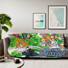 Load image into Gallery viewer, Anime The Seven Deadly Sins Sherpa Blanket