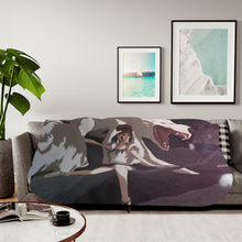 Load image into Gallery viewer, Anime Princess Mononoker Sherpa Blanket