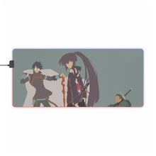 Load image into Gallery viewer, Log Horizon Shiroe, Akatsuki, Naotsugu RGB LED Mouse Pad (Desk Mat)