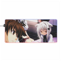 Load image into Gallery viewer, High School DxD Akeno Himejima, Issei Hyoudou, Koneko Toujou RGB LED Mouse Pad (Desk Mat)