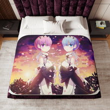 Load image into Gallery viewer, Ram&Rem Sherpa Blanket