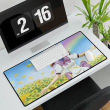 Load image into Gallery viewer, Rena walking through a sunflower field Mouse Pad (Desk Mat)