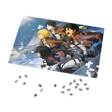 Load image into Gallery viewer, Eren,Mikasa,Armin and Levi Jigsaw Puzzle