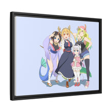 Load image into Gallery viewer, Miss Kobayashi's Dragon Maid Kanna Kamui, Elma, Kobayashi San Chi No Maid Dragon, Quetzalcoatl, Tohru Canvas Framed Art Print