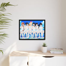 Load image into Gallery viewer, Nisekoi Chitoge Kirisaki, Kosaki Onodera, Seishirou Tsugumi, Marika Tachibana, Ruri Miyamoto Canvas Framed Art Print