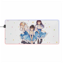 Load image into Gallery viewer, Saekano: How To Raise A Boring Girlfriend RGB LED Mouse Pad (Desk Mat)
