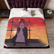 Load image into Gallery viewer, Assassination Classroom Sherpa Blanket