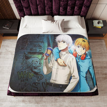 Load image into Gallery viewer, kaneki and hidi Sherpa Blanket