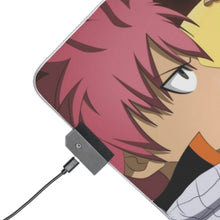 Load image into Gallery viewer, Fairy Tail Natsu Dragneel, Lucy Heartfilia RGB LED Mouse Pad (Desk Mat)
