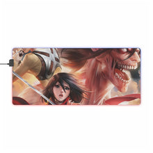 Load image into Gallery viewer, Anime Attack On Titan RGB LED Mouse Pad (Desk Mat)