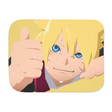 Load image into Gallery viewer, Boruto Sherpa Blanket