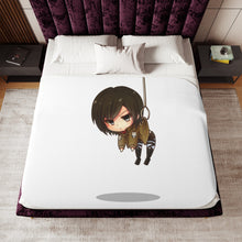 Load image into Gallery viewer, Anime Attack On Titan Sherpa Blanket