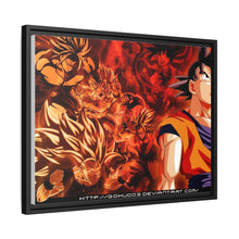 Load image into Gallery viewer, Goku All Forms Canvas Framed Art Print