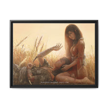 Load image into Gallery viewer, Hyakkimaru and Mio Canvas Framed Art Print