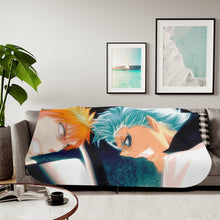 Load image into Gallery viewer, Ichigo vs Grimmjow Sherpa Blanket