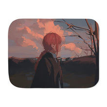 Load image into Gallery viewer, Anime Chainsaw Man Sherpa Blanket