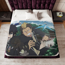 Load image into Gallery viewer, Blue Exorcist Sherpa Blanket