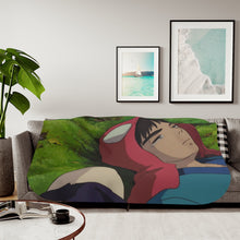 Load image into Gallery viewer, Anime Princess Mononoker Sherpa Blanket