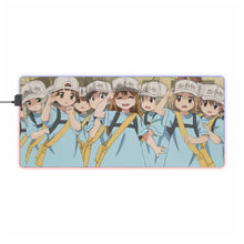 Load image into Gallery viewer, Plaqueta-chan RGB LED Mouse Pad (Desk Mat)