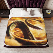 Load image into Gallery viewer, Good Morning Shenron Sherpa Blanket